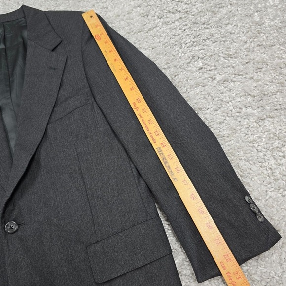Vtg Brooks Brothers Makers Sport Coat Mens 40S Gray Herringbone Union‎ USA READ - Picture 15 of 16